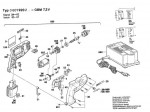 Bosch 0 601 920 223 Gbm 7,2 V Dummy 7.2 V / Eu Spare Parts